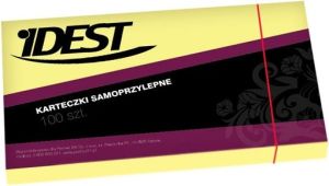 Idest Bloczek Samoprzylepny 76x127 mm, żółty 1