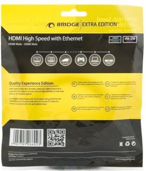 Kabel Bridge Connect HDMI - HDMI 1.5m czarny (BPV1015) 3