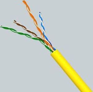 Molex PN kabel UTP PowerCat 5e PVC 4 pary, 305m, żółty (39-504-PS) 1