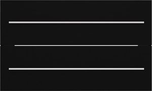 vidaXL Szafka pod umywalkę, czarna, 80 x 38,5 x 48 cm, płyta wiórowa 5