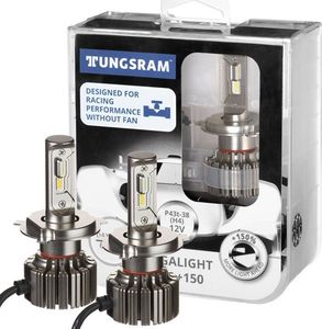 Tungsram Żarówki TUNGSRAM Megalight LED +150% H4 12V 18/18W (6000K) 2