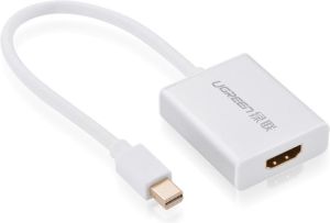 Adapter AV Ugreen DisplayPort Mini - HDMI 0.2m biały (PT-UG-0580) 1