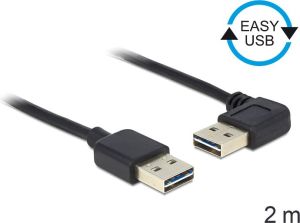 Kabel USB Delock Przedłużacz USB-A kątowy 2m (83465) 1