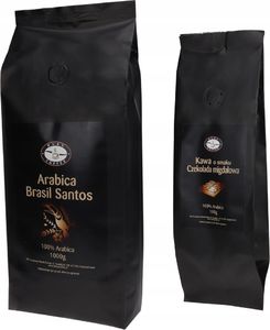 Kawa ziarnista KusyCoffee Brasil Santos Zestaw 1 kg 1