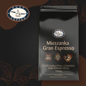 Kawa ziarnista KusyCoffee Gran Espresso 1 kg 2