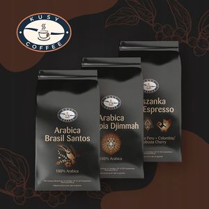 Kawa ziarnista KusyCoffee Zestaw 1.5 kg 2