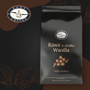Kawa ziarnista KusyCoffee Waniliowa 100 g 2