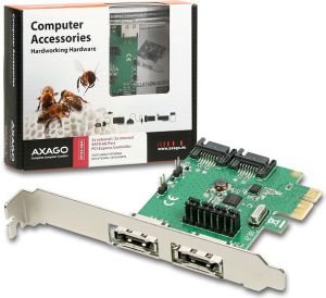 Kontroler Axagon PCIe do 2x SATA III 6G (PCES-SA4) 1