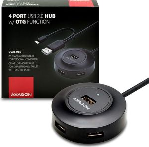 HUB USB Axagon 4x USB-A 2.0 (HUE-X6GB) 10