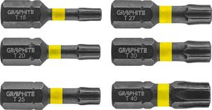 Graphite BITY UDAROWE TX10/15/20/25/30/40 X 25 MM 6 SZT. 56H541 GRAPHITE 1