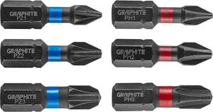 Graphite BITY UDAROWE PH1/2/3 PZ1/2/3 X 25 MM 6 SZT. 56H540 GRAPHITE 1