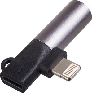 Kabel USB Akyga Lightning - mini Jack 3.5 mm Czarny (AK-AD-63) 2
