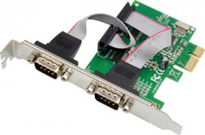 Kontroler ProXtend PCIe x1 - 2x DB9 RS-232 (PX-SP-54997) 1