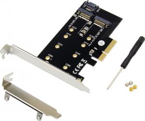 Kontroler ProXtend PCIe 3.0 x4 - M.2 B-key + M.2 M-key (PX-SA-10144) 1