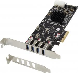 Kontroler ProXtend PCIe 2.0 x4 - 4x USB 3.0 (PX-UC-86261) 1