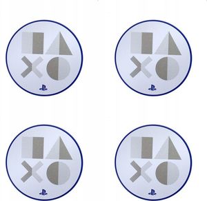 PLAYSTATION METALOWE PODKŁADKI PLAYSTATION PS5 KUBEK 4szt 2