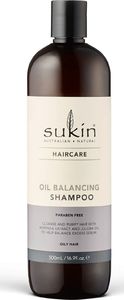 Sukin OIL BALANCING Szampon do włosów przetłuszczających się, 500 ml 1