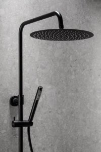 Deszczownica KFA 5736-920-81 DESZCZOWNIA MOZA PREMIUM Z BATERIĄ NATRYSKOWĄ TFRMOSTATYCZNĄ CZARNA //N.81.MOZA-TERM-PREMIUM 2