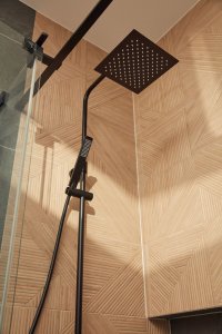 Zestaw prysznicowy KFA Logon 1-funkcyjna czarny (5746-920-81) 6