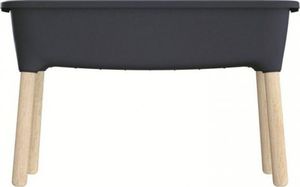 Prosperplast Szklarnia RESPANA PLANTER WOOD HIGH - antracytowy 1