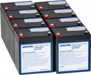 Avacom Zestaw akumulatorów RBC155 12V/8x6Ah (AVA-RBC155-KIT) 1