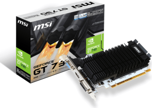 Karta graficzna MSI GeForce GT 730 Low Profile 2GB DDR3 (N730K-2GD3H/LP) 1