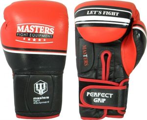 Masters Fight Equipment Rękawice bokserskie RBT-LF 16 oz czarno-czerwone 1