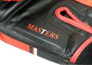 Masters Fight Equipment Rękawice bokserskie RBT-LF 16 oz czarno-czerwone 2