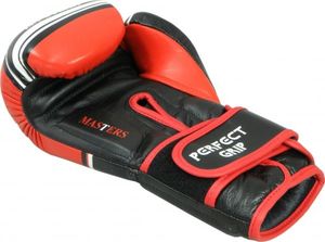 Masters Fight Equipment Rękawice bokserskie RBT-LF 16 oz czarno-czerwone 7