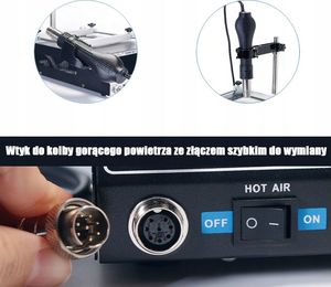 Yihua Stacja lutownicza yihua 853AAA+ Mata KIT4 12