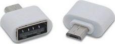 Adapter USB microUSB - USB Biały  (USB-USB.OTG) 1