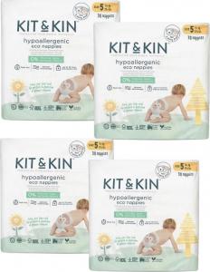 Kit and Kin Pieluchy biodegradowalne 5, 11+ kg, 120 szt. 2