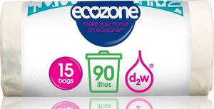 Ecozone Ecozone, Biodegradowalne Worki na Odpady, 90L, 15 szt. 1