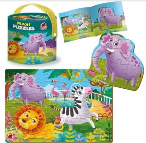 Roter Kafer Maxi Puzzle 2w1 ZOO Zwierzątka RK1080-02 1