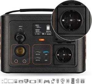 Xtorm Powerbank Xtorm Mobilna stacja ładująca 78000 mAh 300W (1x AC 300W, 1x USB-C PD 60W, 1x USB-A QC 3.0 18W, 2x USB-A, 12V car, DC 5,5mm) 3