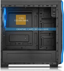 Obudowa Empire Gaming DarkRaw Niebieska (OE-CA-12BL) 4