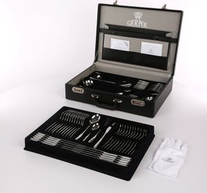 Lumarko venus kpl.68 sztućców polerowane walizka 4