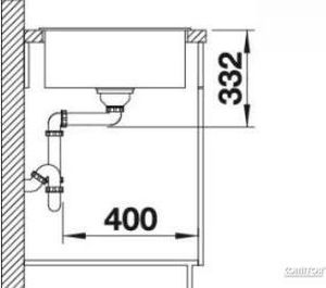 Zlewozmywak Blanco BLANCO ZIA 5 S Silgranit PuraDur Perłowoszary odwracalny 2