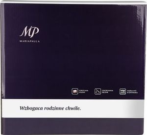 Lumarko mariapaula moderna biała zestaw obiadowy 6/24 12