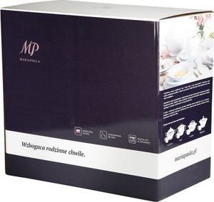 Lumarko mariapaula moderna biała zestaw obiadowy 6/24 13