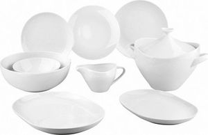 Lumarko mariapaula moderna biała zestaw obiadowy 6/24 2