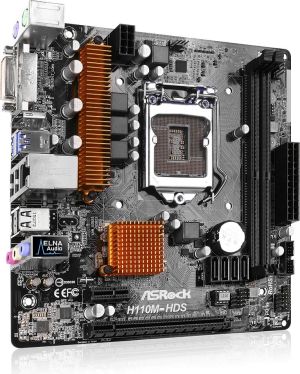 Płyta główna ASRock H110M-HDS (90-MXB150-A0UAYZ) 5