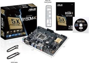 Płyta główna Asus B150M-K, B150, DDR4, SATA3, USB 3.0, mATX (90MB0PJ0-M0EAY0) 6