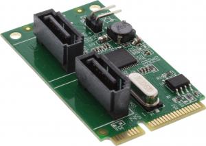 Kontroler InLine Mini-PCIe - 2x SATA III RAID (66907) 1