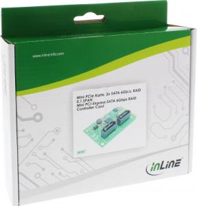 Kontroler InLine Mini-PCIe - 2x SATA III RAID (66907) 3