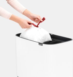 Kosz na śmieci Brabantia bezdotykowy biały (31 35 47) 2