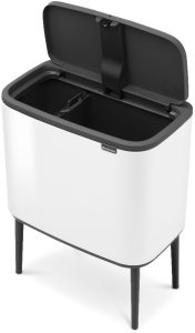 Kosz na śmieci Brabantia bezdotykowy biały (31 35 47) 5