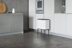 Kosz na śmieci Brabantia bezdotykowy biały (31 35 47) 6