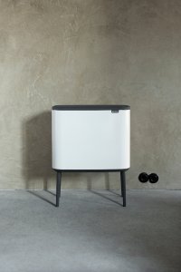 Kosz na śmieci Brabantia bezdotykowy biały (31 35 47) 7