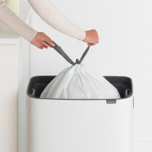 Kosz na śmieci Brabantia do segregacji na przycisk biały 6